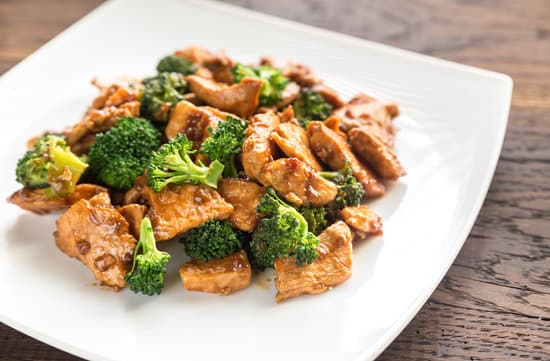 broccoli chicken - easy camping meals